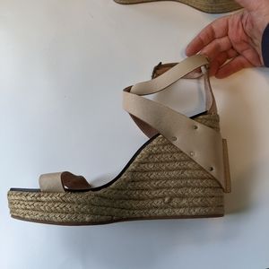 See by Chloe espadrille wedge sandals 9(39) new no box